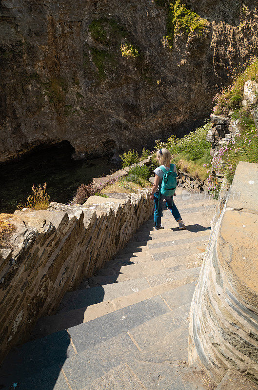 Whaligoe Steps, Wick，凯斯内斯，苏格兰